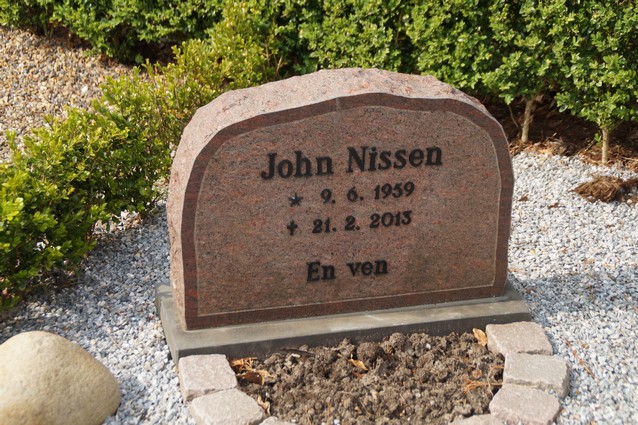 Billede af gravsten på Holstebro Nordre Kirkegård