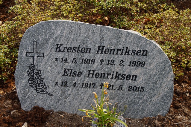 Billede af gravsten på Holstebro Nordre Kirkegård