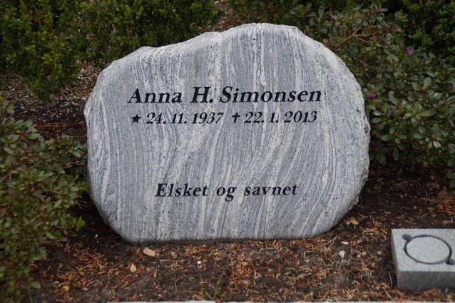 Billede af gravsten på Holstebro Nordre Kirkegård