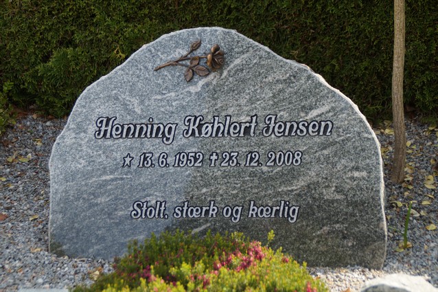 Billede af gravsten på Holstebro Nordre Kirkegård