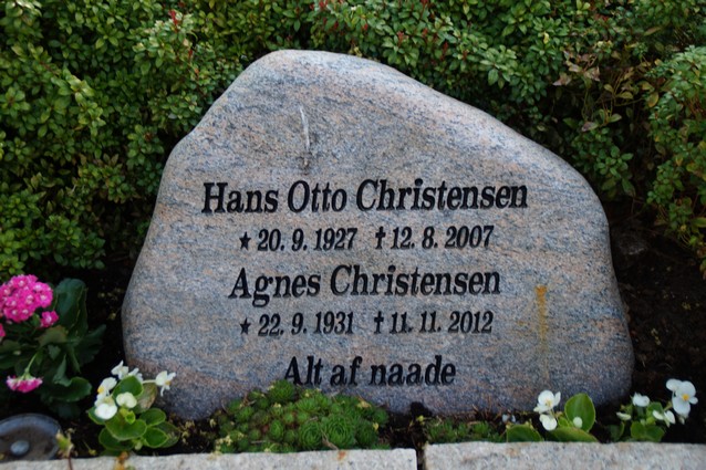 Billede af gravsten på Holstebro Nordre Kirkegård