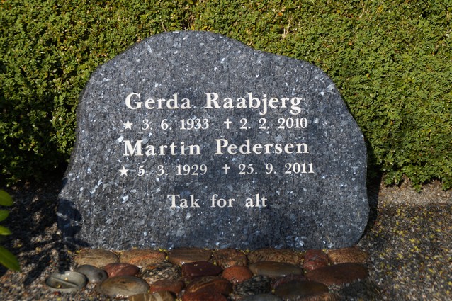 Billede af gravsten på Holstebro Nordre Kirkegård