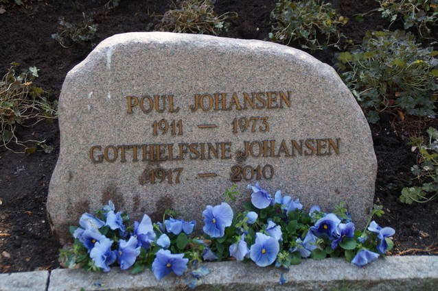 Billede af gravsten på Holstebro Nordre Kirkegård