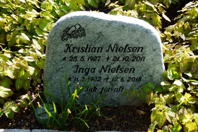 Billede af gravsten på Holstebro Nordre Kirkegård