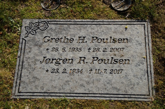 Billede af gravsten på Holstebro Nordre Kirkegård