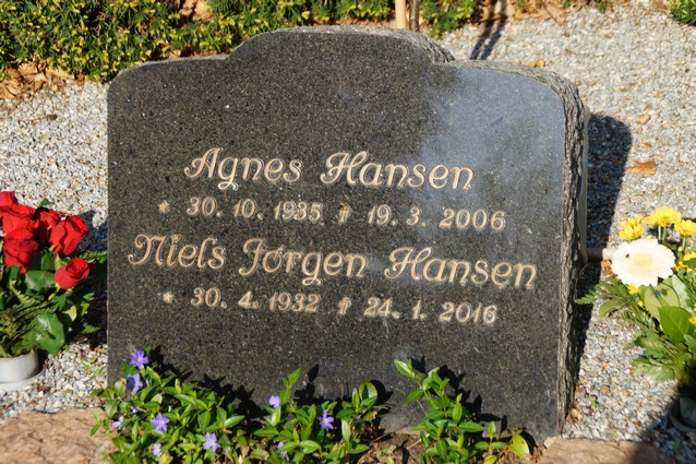 Billede af gravsten på Holstebro Nordre Kirkegård