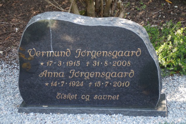 Billede af gravsten på Holstebro Nordre Kirkegård