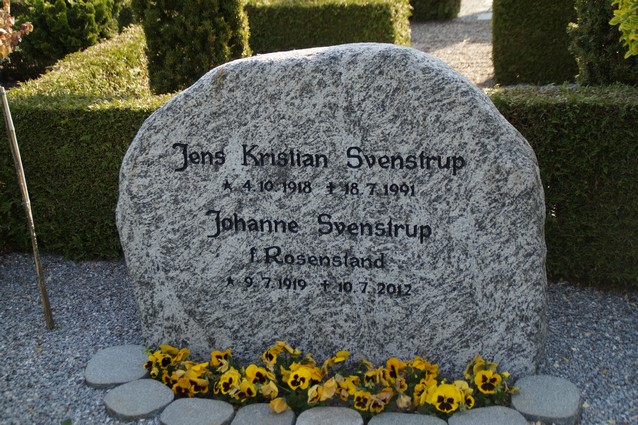 Billede af gravsten på Holstebro Nordre Kirkegård