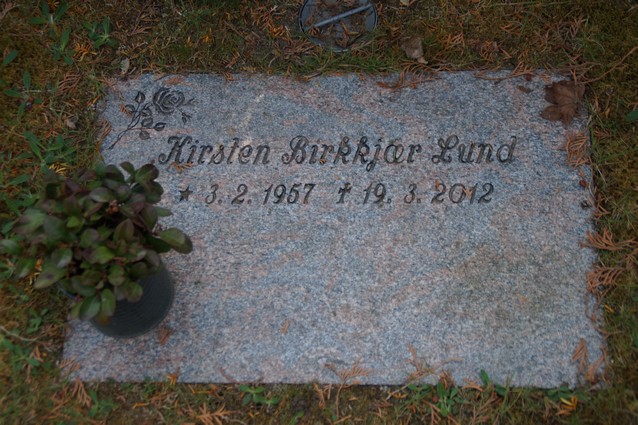 Billede af gravsten på Holstebro Nordre Kirkegård