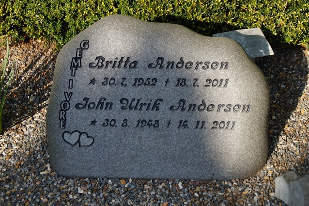 Billede af gravsten på Holstebro Nordre Kirkegård