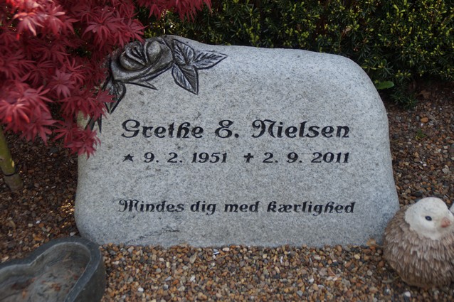 Billede af gravsten på Holstebro Nordre Kirkegård