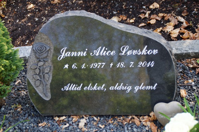 Billede af gravsten på Holstebro Nordre Kirkegård
