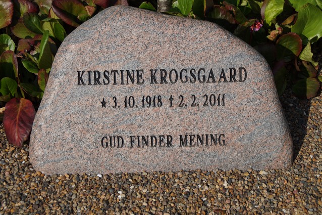 Billede af gravsten på Holstebro Nordre Kirkegård