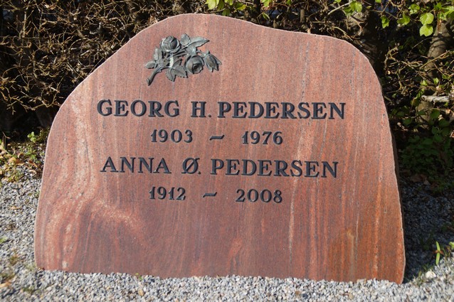 Billede af gravsten på Holstebro Nordre Kirkegård