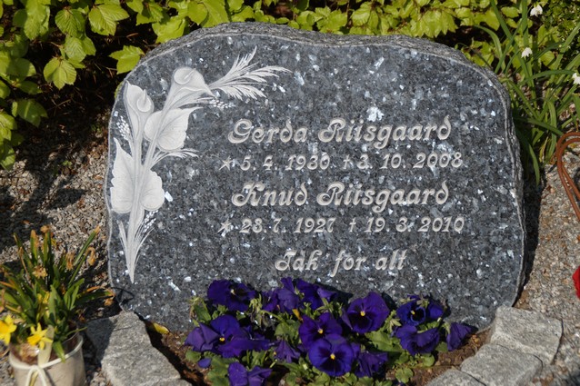 Billede af gravsten på Holstebro Nordre Kirkegård