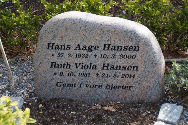 Billede af gravsten på Holstebro Nordre Kirkegård
