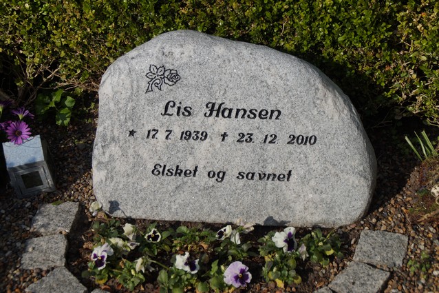 Billede af gravsten på Holstebro Nordre Kirkegård