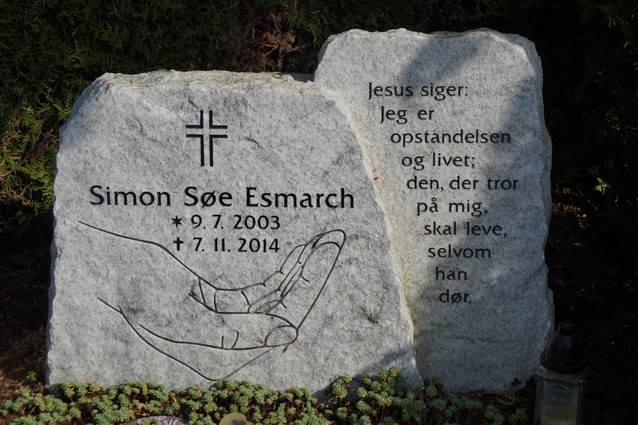 Billede af gravsten på Holstebro Nordre Kirkegård