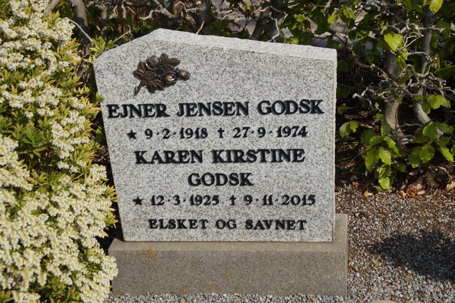Billede af gravsten på Holstebro Nordre Kirkegård