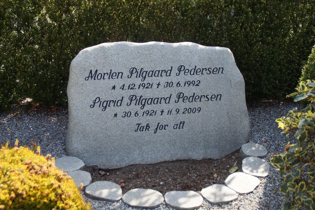 Billede af gravsten på Holstebro Nordre Kirkegård
