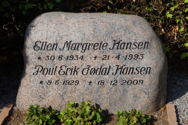 Billede af gravsten på Holstebro Nordre Kirkegård