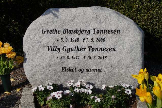 Billede af gravsten på Holstebro Nordre Kirkegård