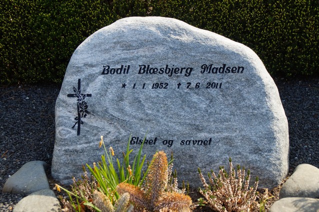 Billede af gravsten på Holstebro Nordre Kirkegård