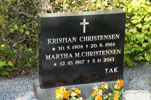 Billede af gravsten på Holstebro Nordre Kirkegård