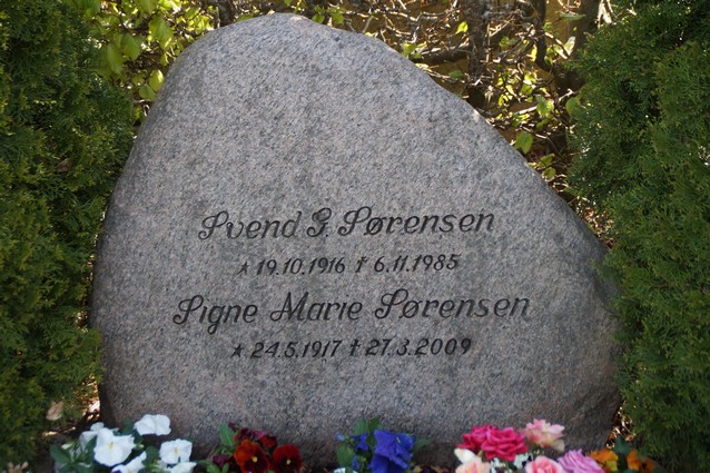 Billede af gravsten på Holstebro Nordre Kirkegård