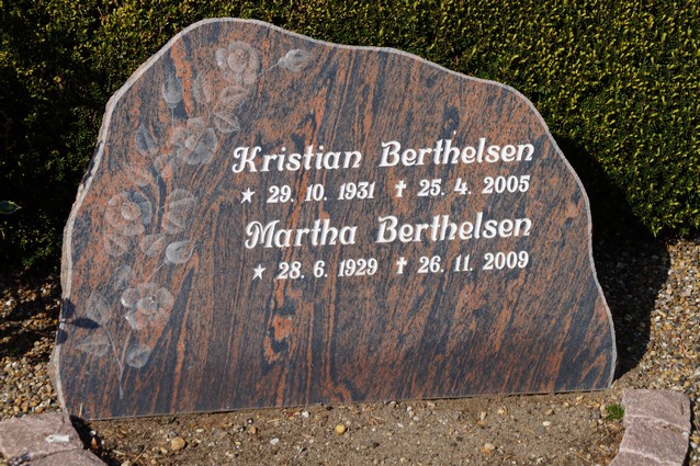 Billede af gravsten på Holstebro Nordre Kirkegård