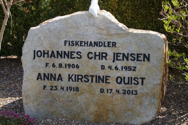 Billede af gravsten på Holstebro Nordre Kirkegård
